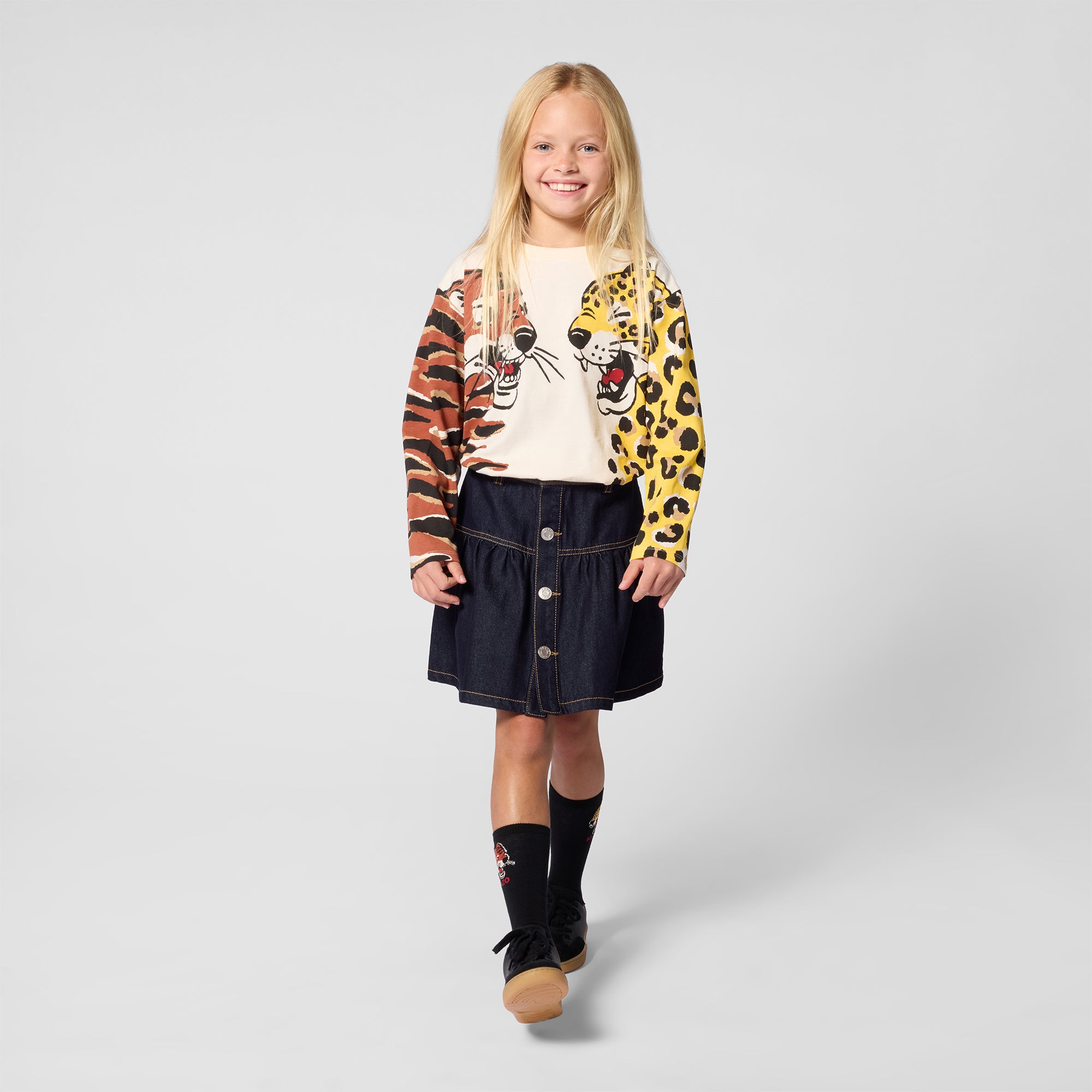 KENZO KIDS Denim Skirt (K61965)