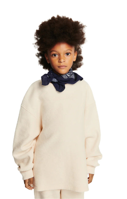 Crew Neck Cotton Sweater American Vintage
