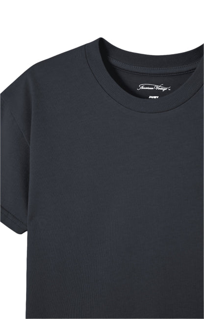 Essential Cotton Crew Neck T-Shirt American Vintage