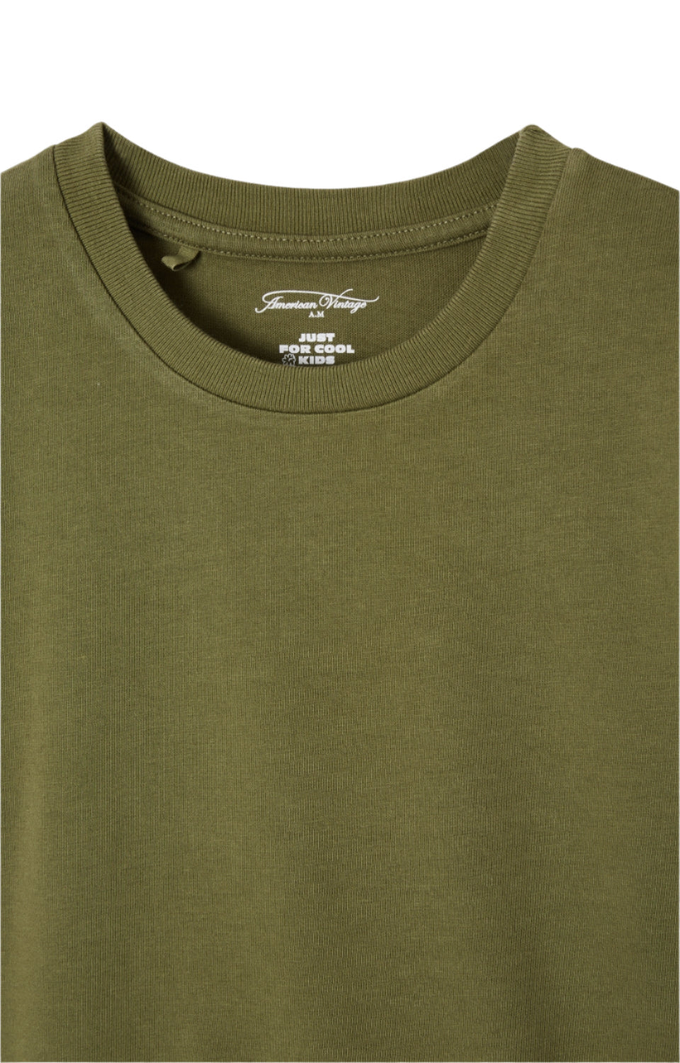 Essential Cotton Crew Neck T-Shirt American Vintage