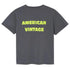Short Sleeve T-Shirt with Logo Print American Vintage