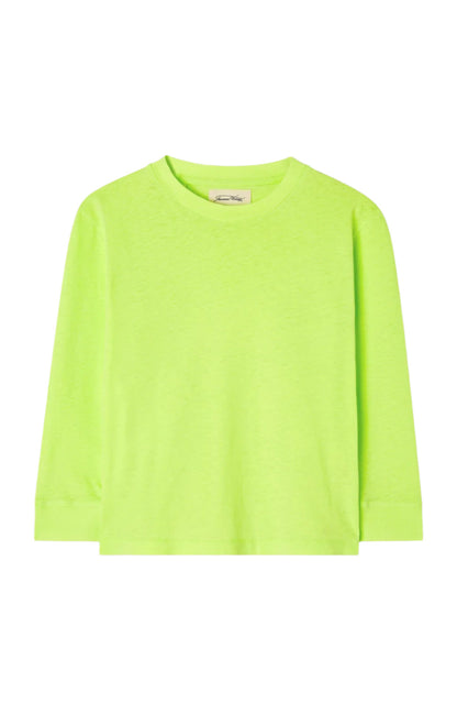 Long-Sleeve Crew Neck T-Shirt American Vintage