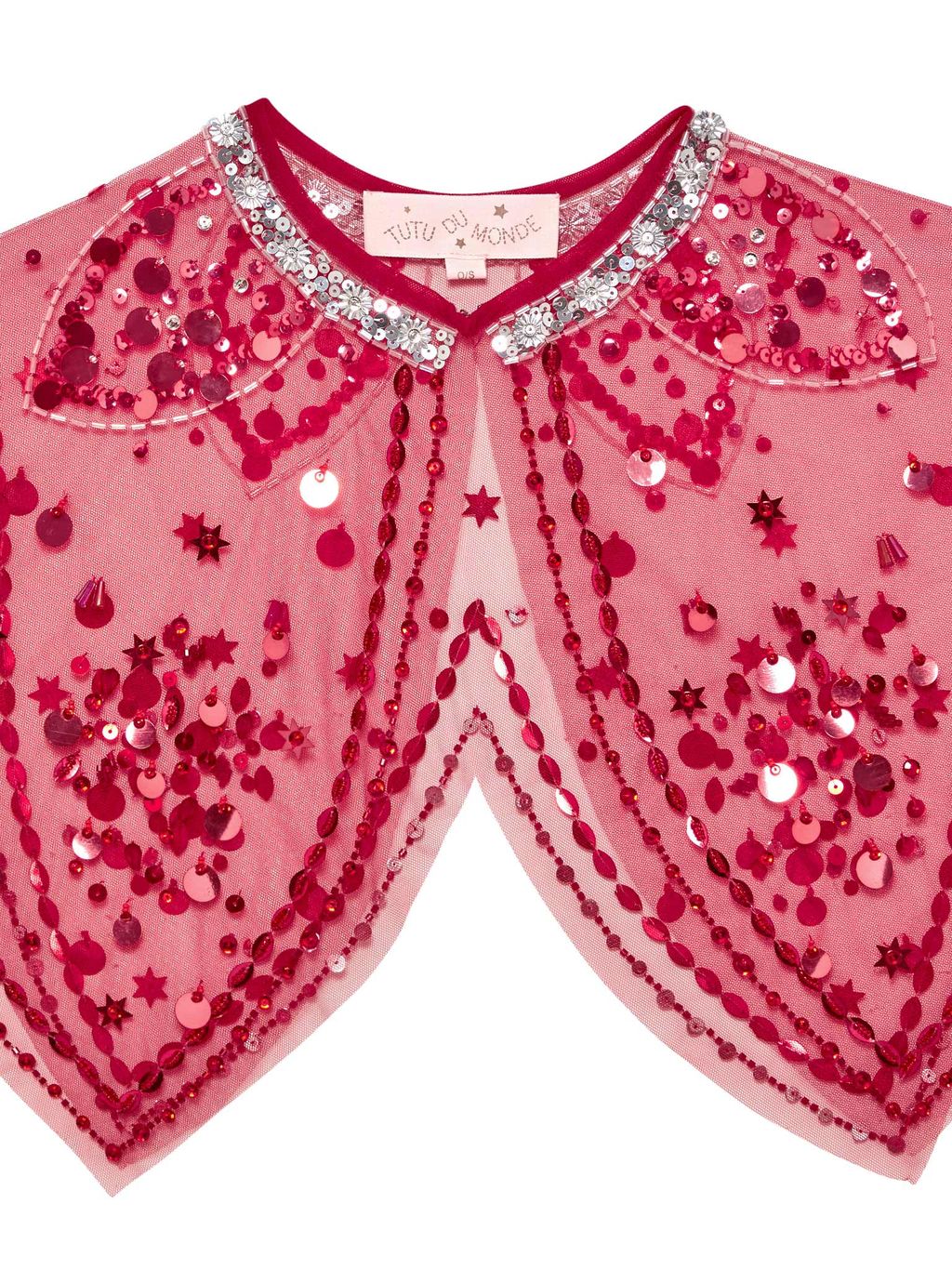 Winter Waltz cape Red Velvet Tutu Du Monde