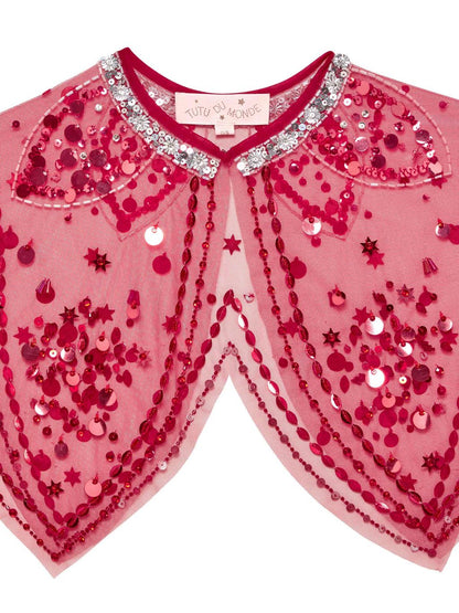 Winter Waltz cape Red Velvet Tutu Du Monde