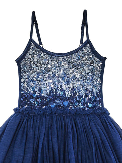 Bebe Winter Waltz Tutu Dress Deep Ultramarine