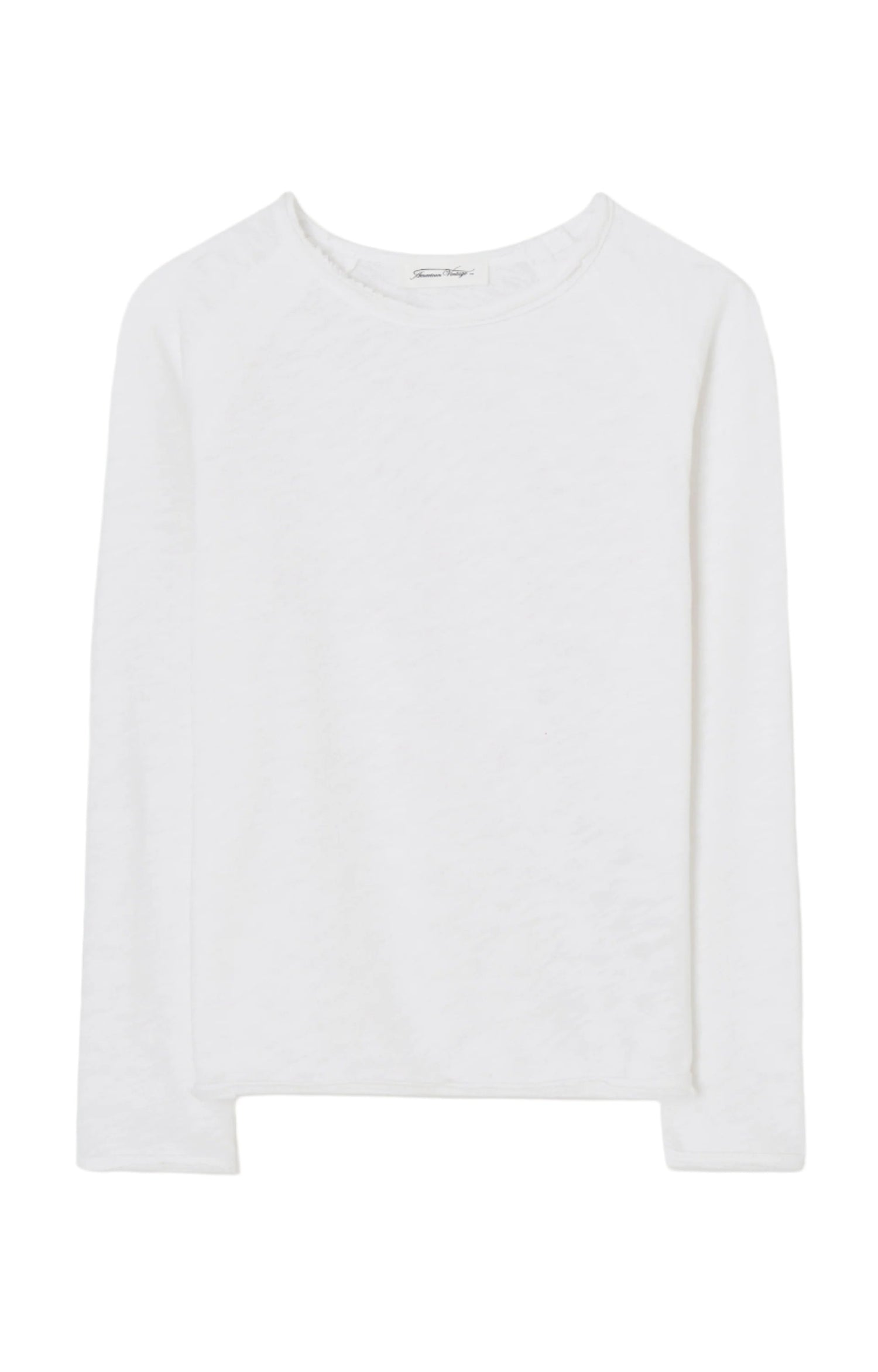 Long-Sleeve Crew Neck T-Shirt American Vintage
