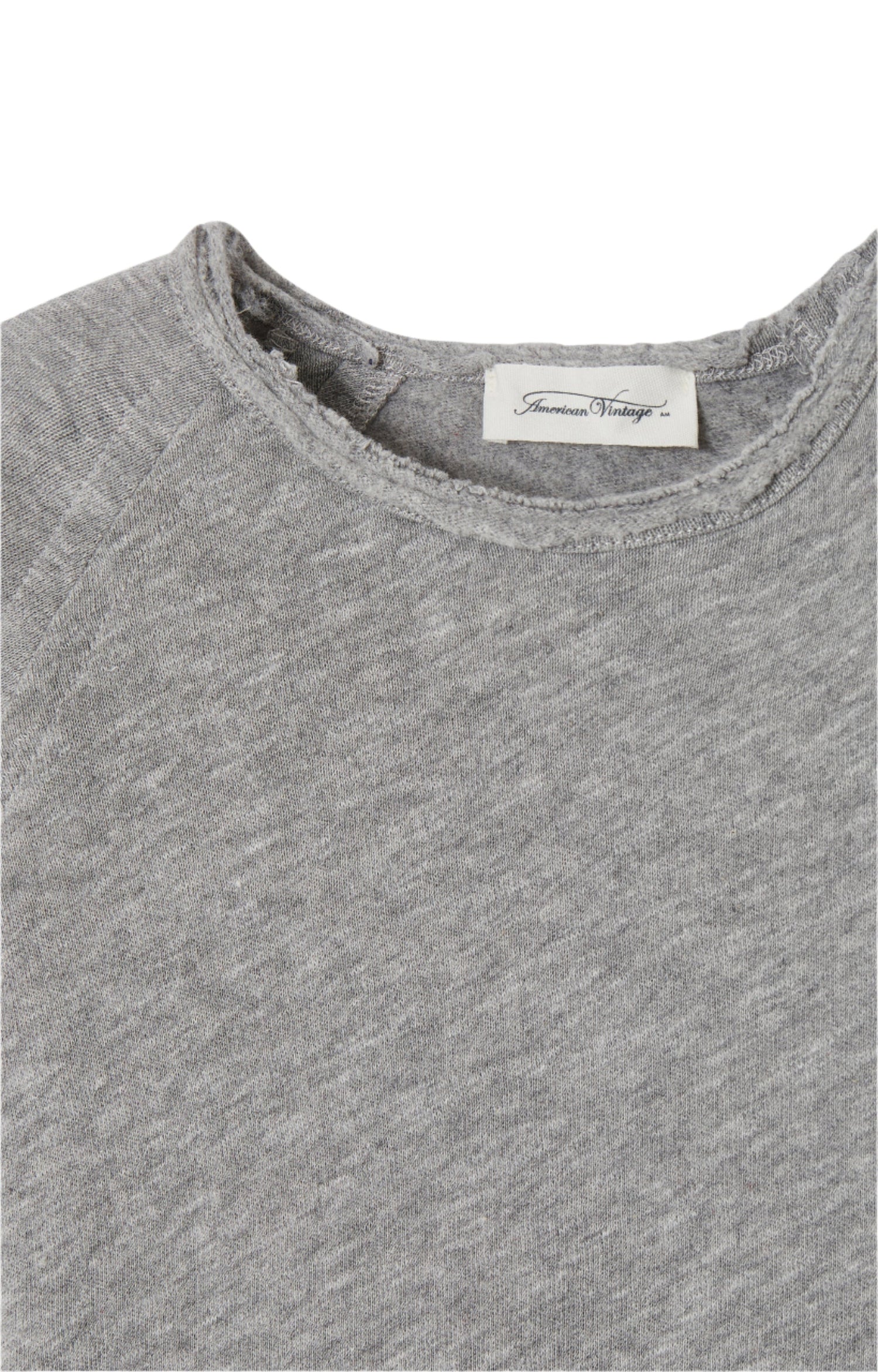 Long-Sleeve Crew Neck T-Shirt American Vintage