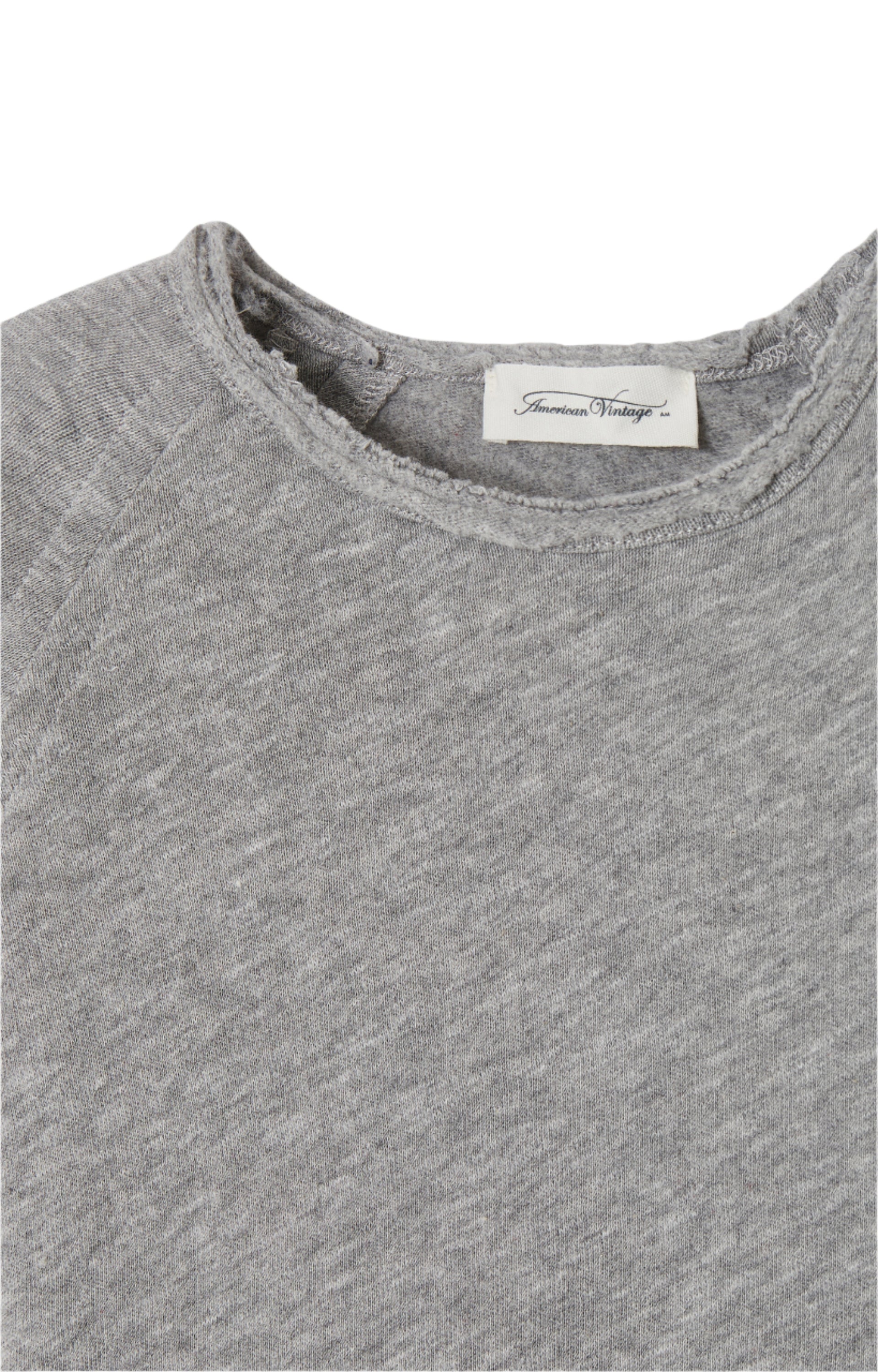 Long-Sleeve Crew Neck T-Shirt American Vintage