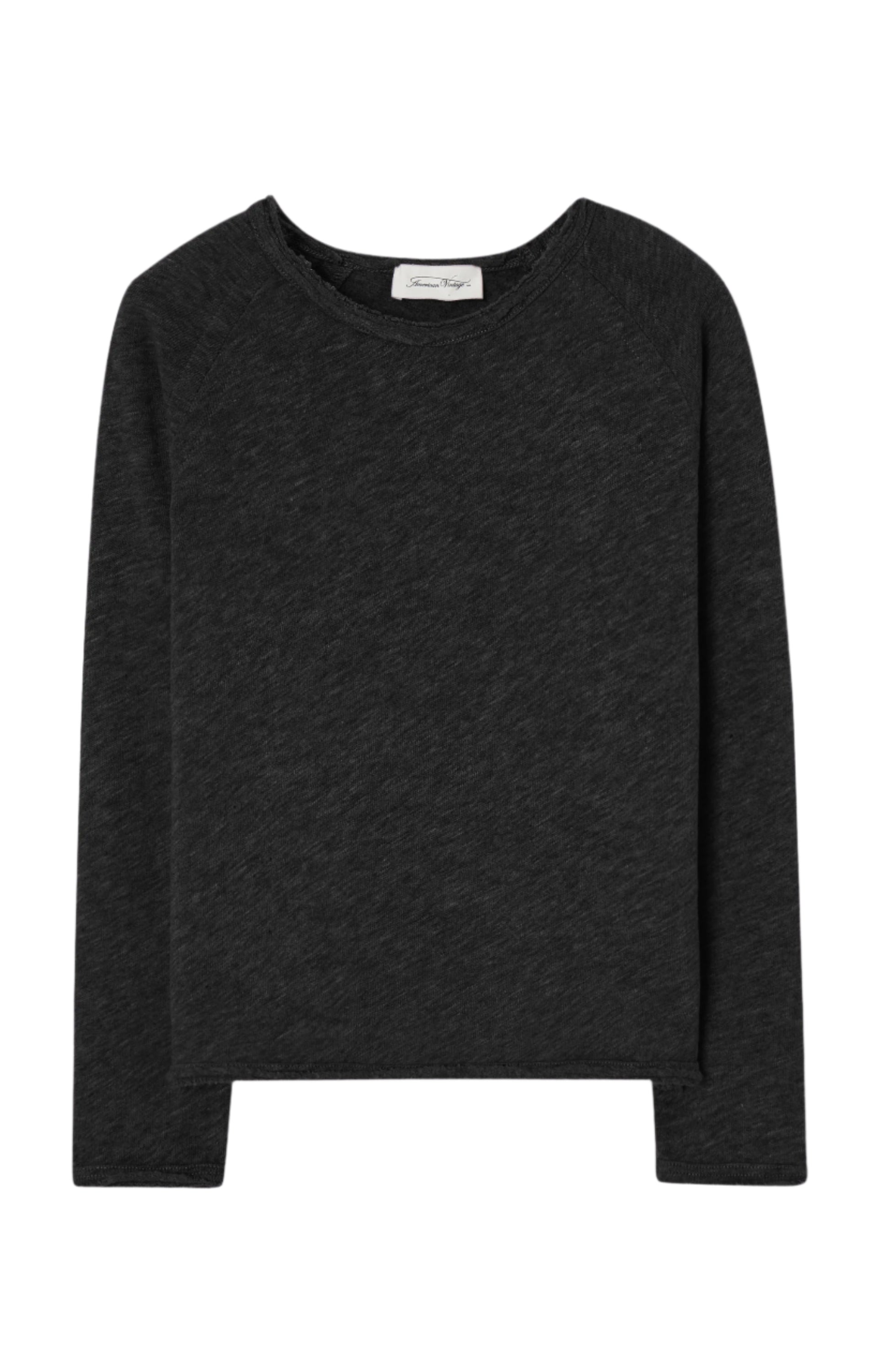 Long-Sleeve Crew Neck T-Shirt American Vintage