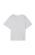 Short Sleeve Cotton T-Shirt with Round Collar American Vintage