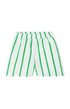 Striped Cotton Shorts with Elasticated Waist American Vintage