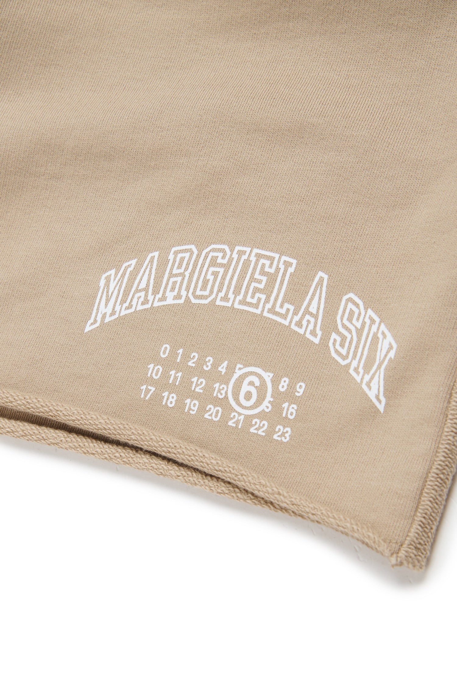 Two-Tone Cotton Logo Shorts for Kids Mm6 Kid