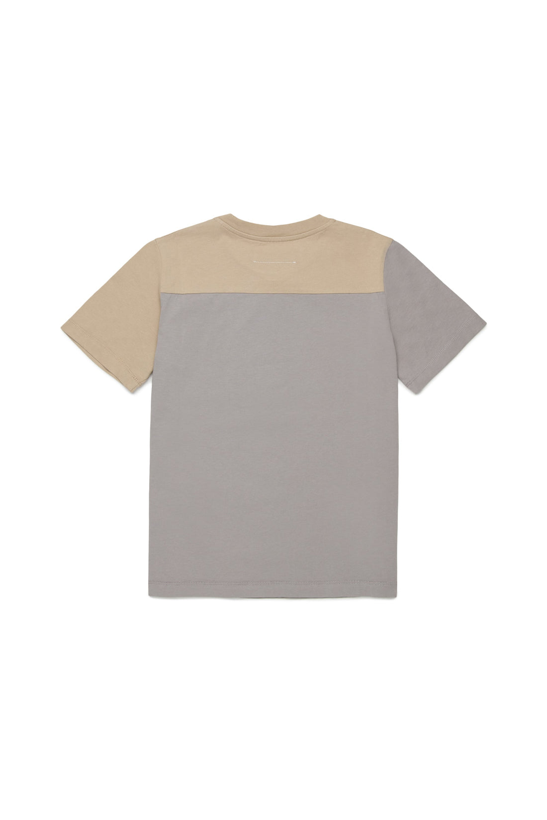 Two-Tone Cotton Graphic T-Shirt for Kids Mm6 Kid