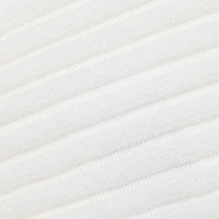 White Ribbed Cotton Knit Top for Kids Mm6 Kid