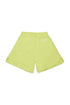 Lime Cotton Logo Shorts for Kids Mm6 Kid