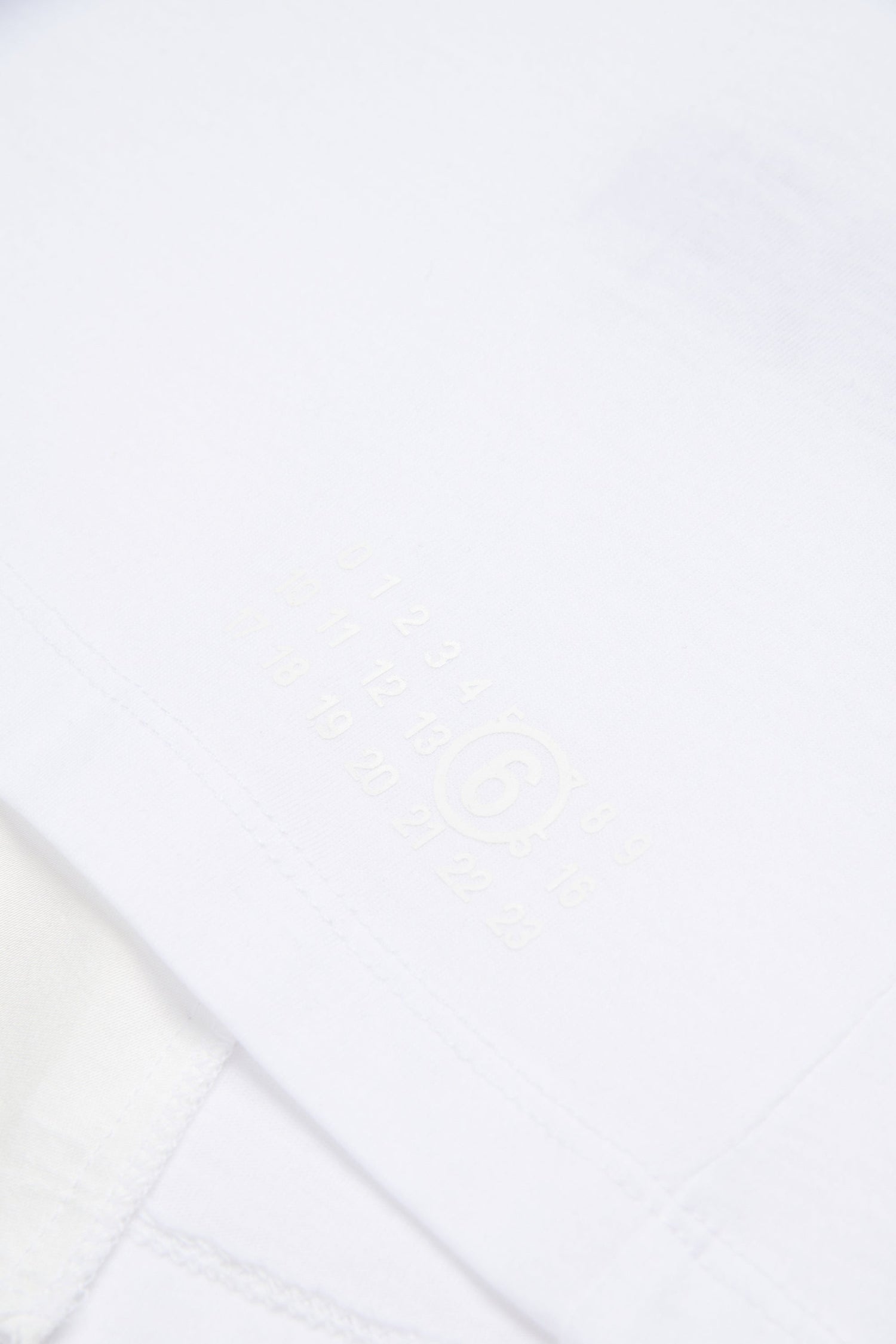 Cotton T-Shirt with Contrast Detail for Kids Mm6 Kid