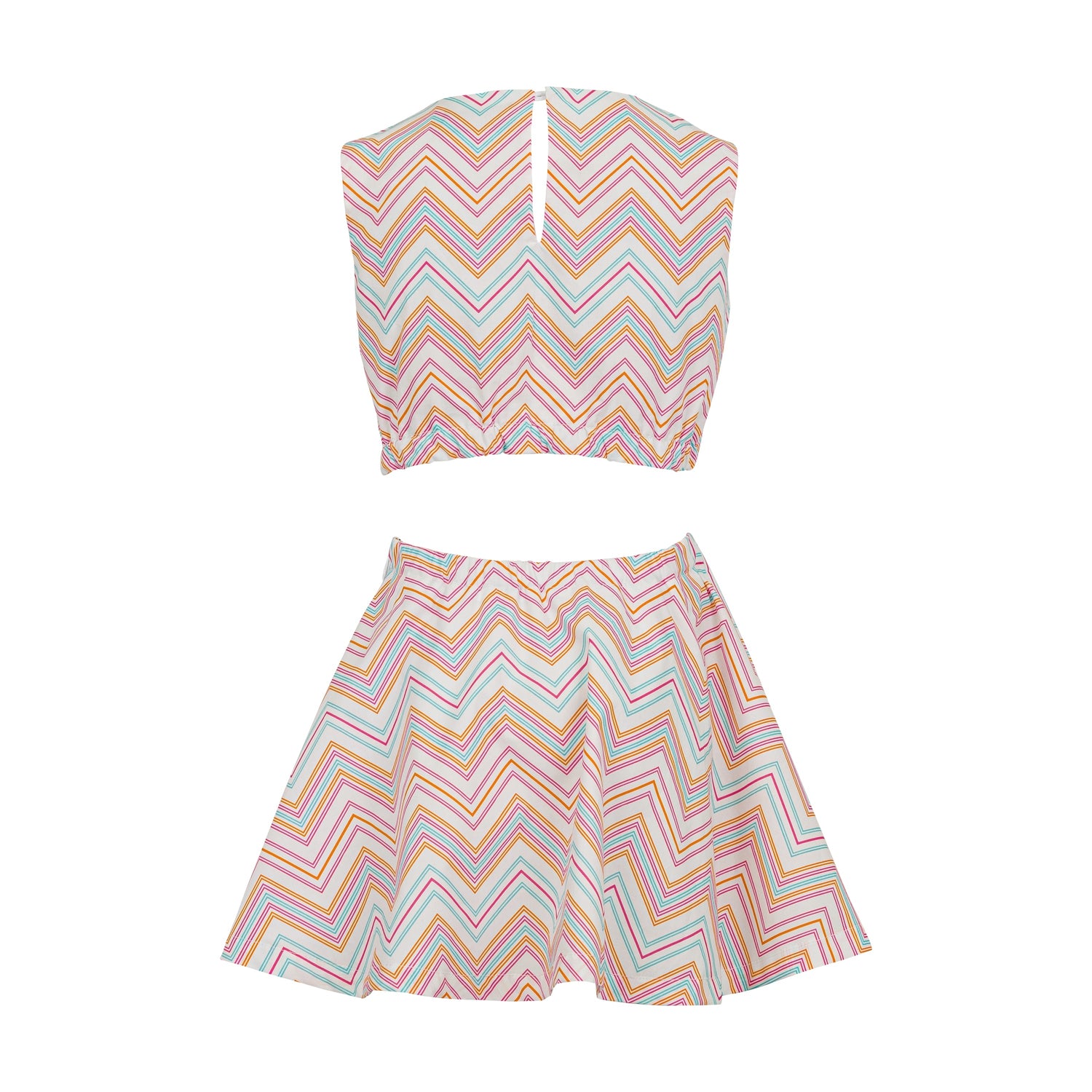 Chevron Print Cotton Dress Missoni