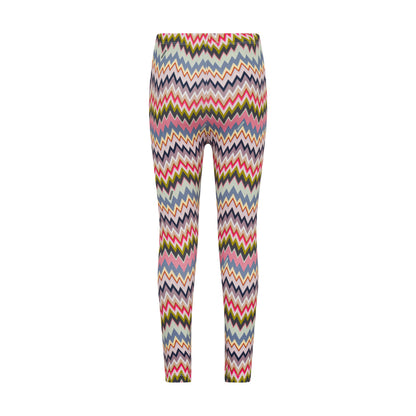 Children’s Chevron-Print Cotton Stretch Leggings Missoni