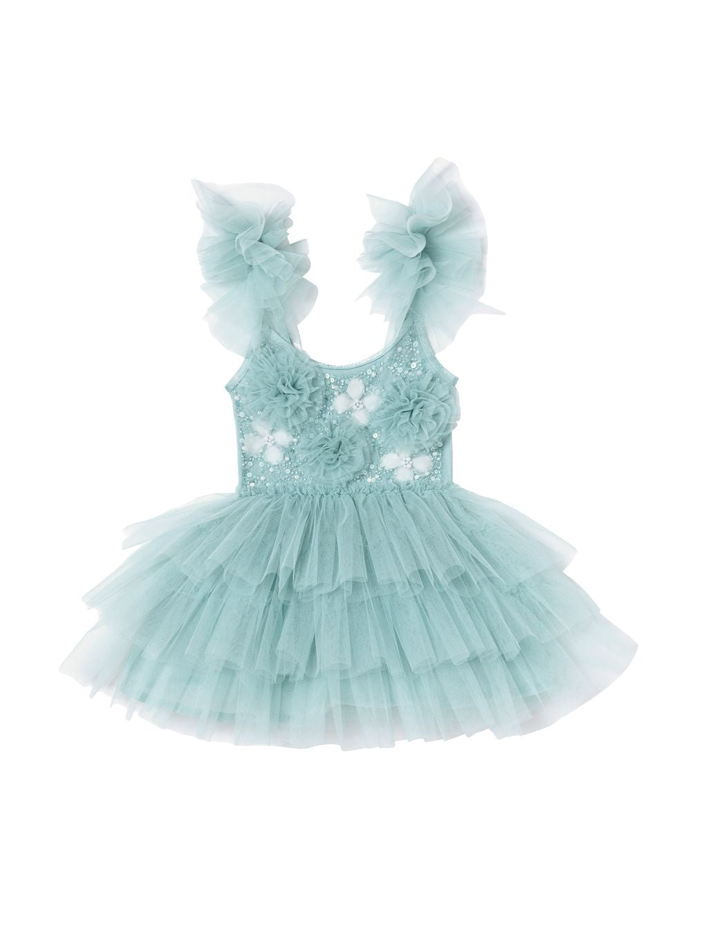 Bebe Alpine Angel Tutu Dress Sterling Blue Schoolsoutdesignerkidswear