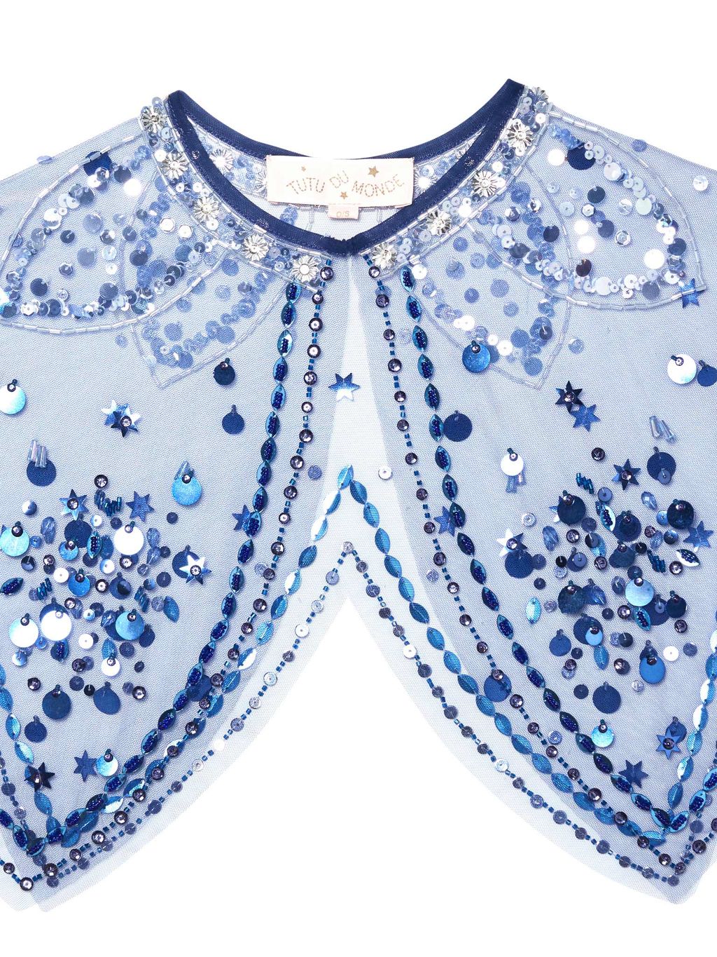 Winter Waltz Cape Deep Ultramarine Schoolsoutdesignerkidswear