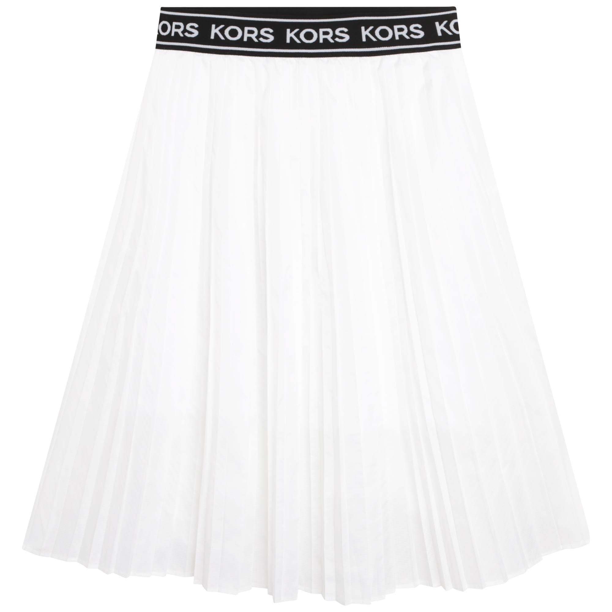 Pleated Skirt With Elastic Waist Michael Kors