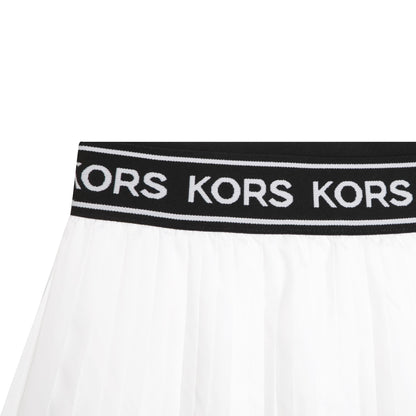 Pleated Skirt With Elastic Waist Michael Kors