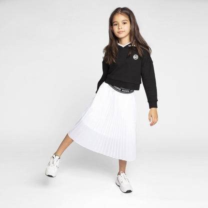 Pleated Skirt With Elastic Waist Michael Kors
