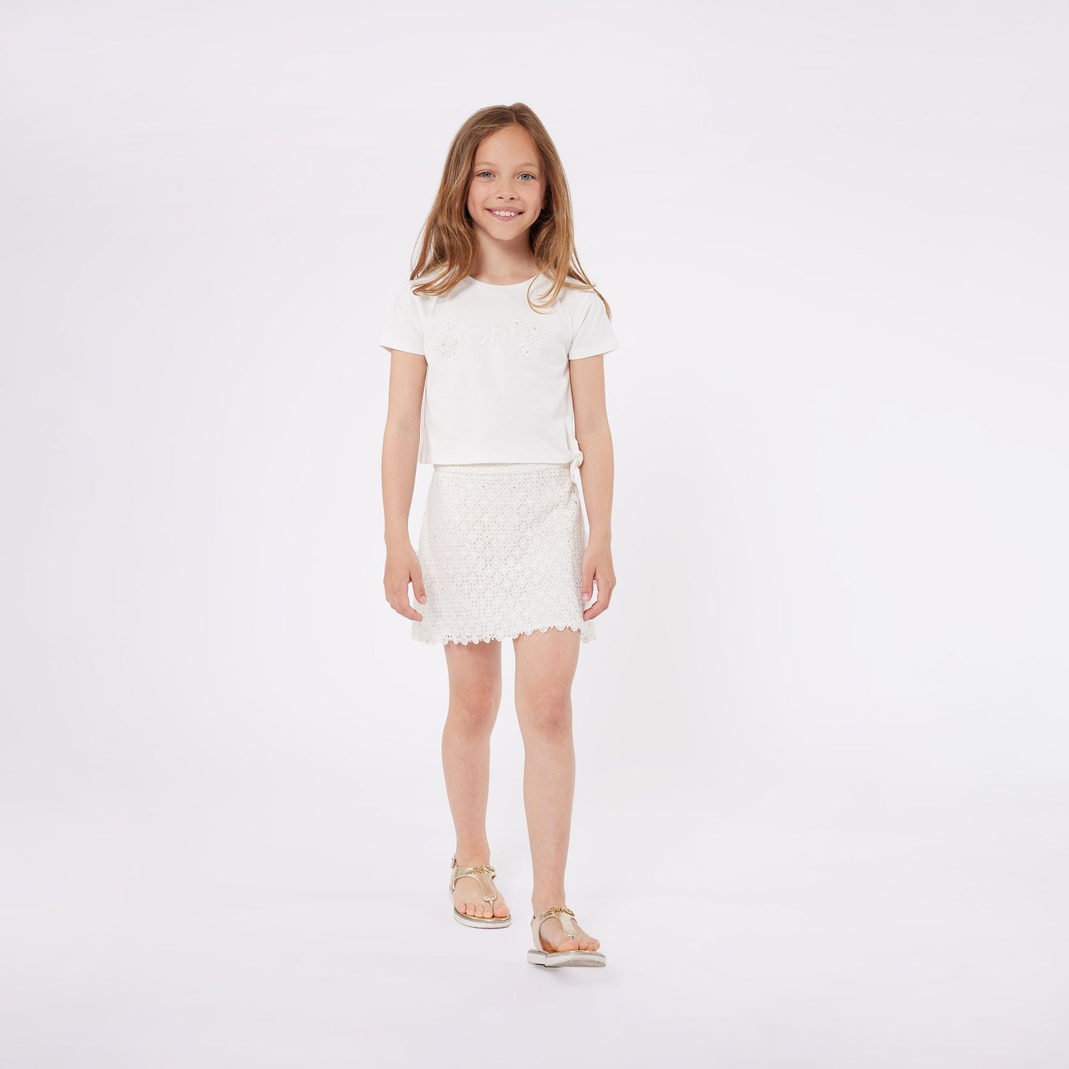 Bow Detail Fancy T-Shirt Michael Kors
