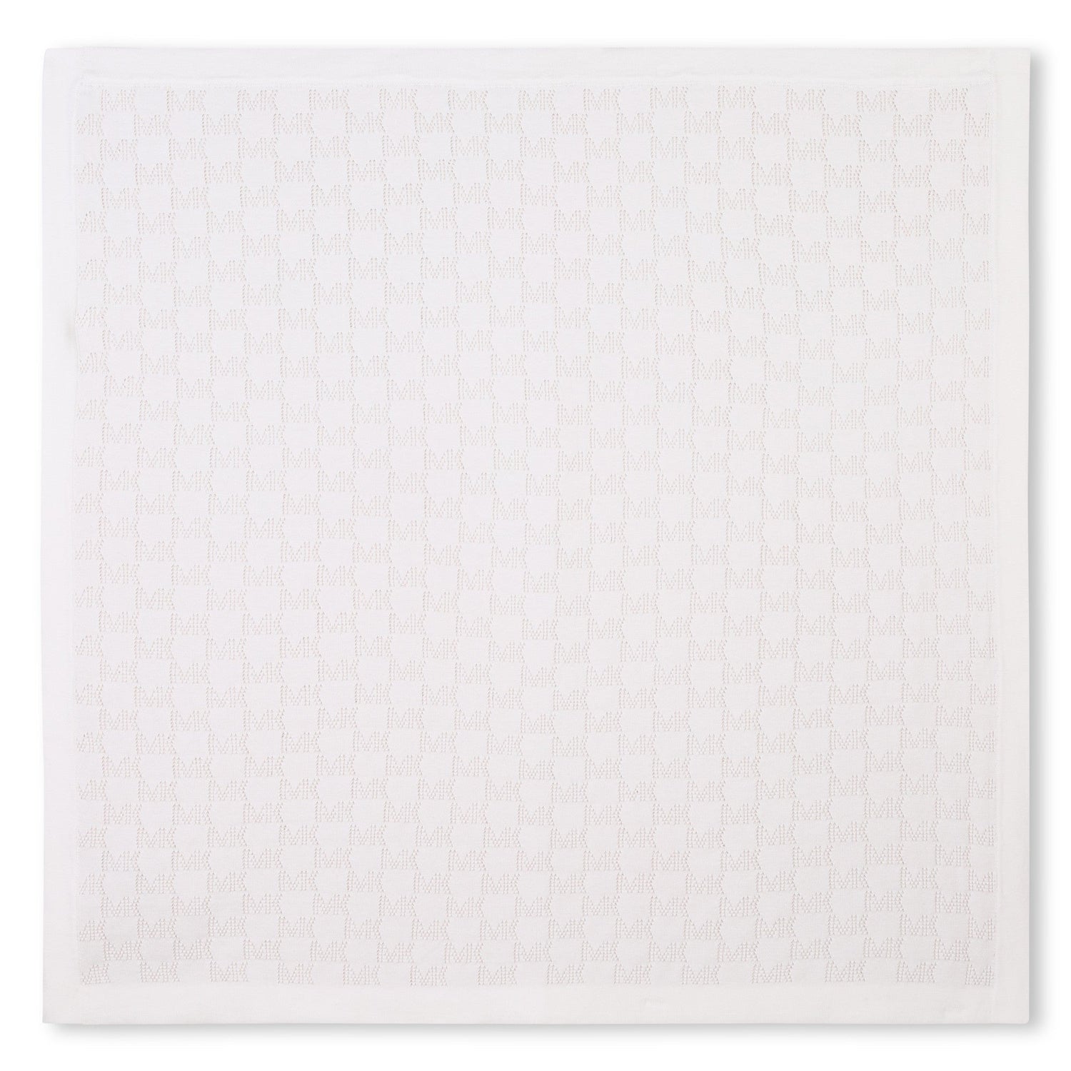 Knitted Blanket with Signature "MK" Jacquard Michael Kors
