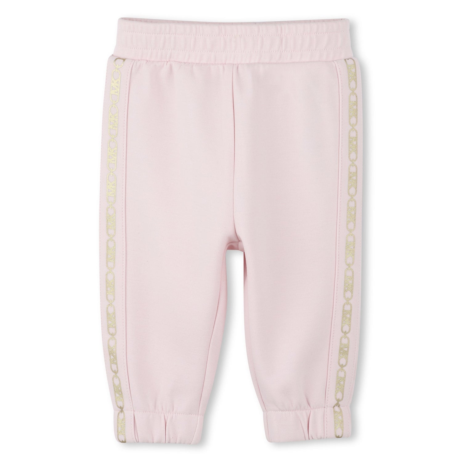 Track Suit: Cardigan, T-Shirt, and Pants with Metallic "MK Empire" Details Michael Kors