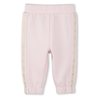 Track Suit: Cardigan, T-Shirt, and Pants with Metallic "MK Empire" Details Michael Kors