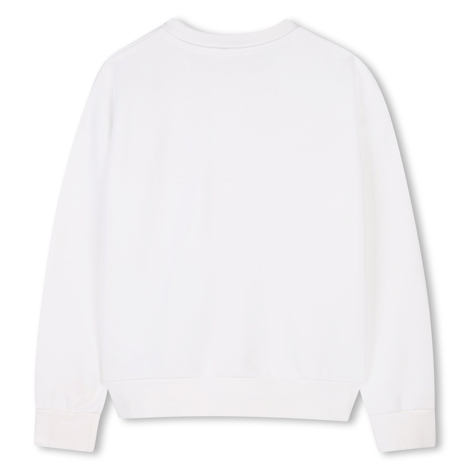 French Terry Sweatshirt with Metallic Print Michael Kors