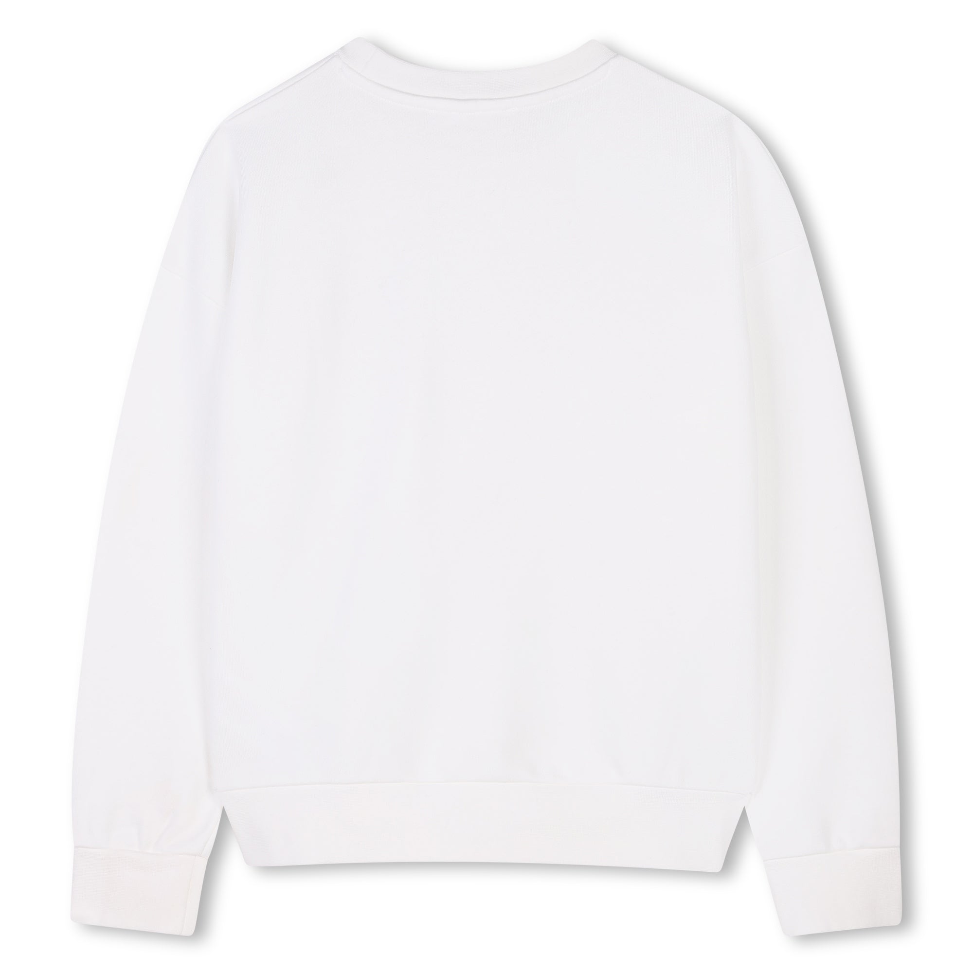 French Terry Sweatshirt with Metallic Print Michael Kors