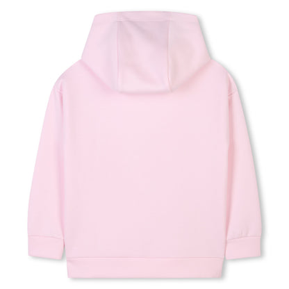 Double Jersey Hoodie with Gold "MK Empire" Metallic Print Michael Kors