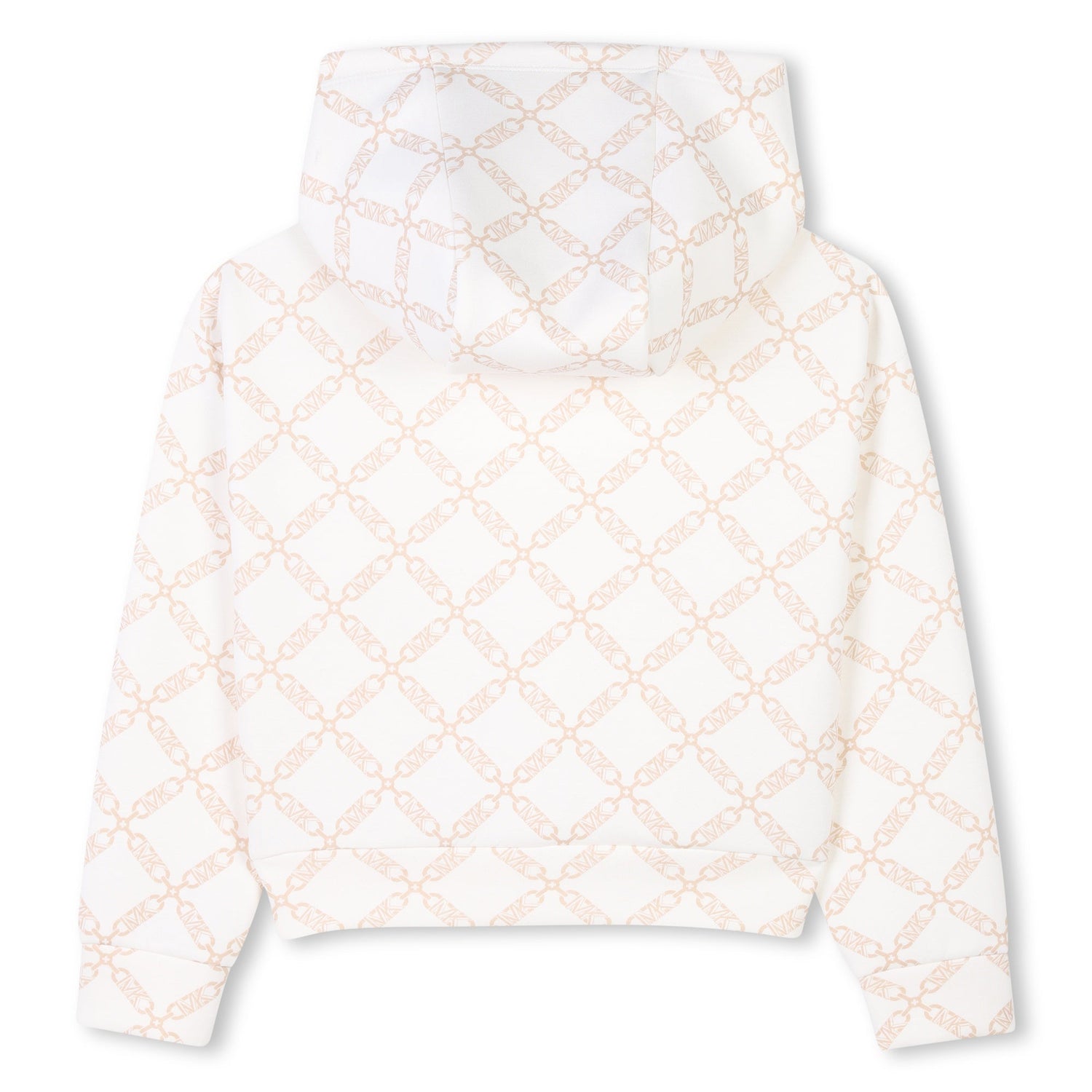 Hoodie with "MK Empire" All-Over Print Michael Kors
