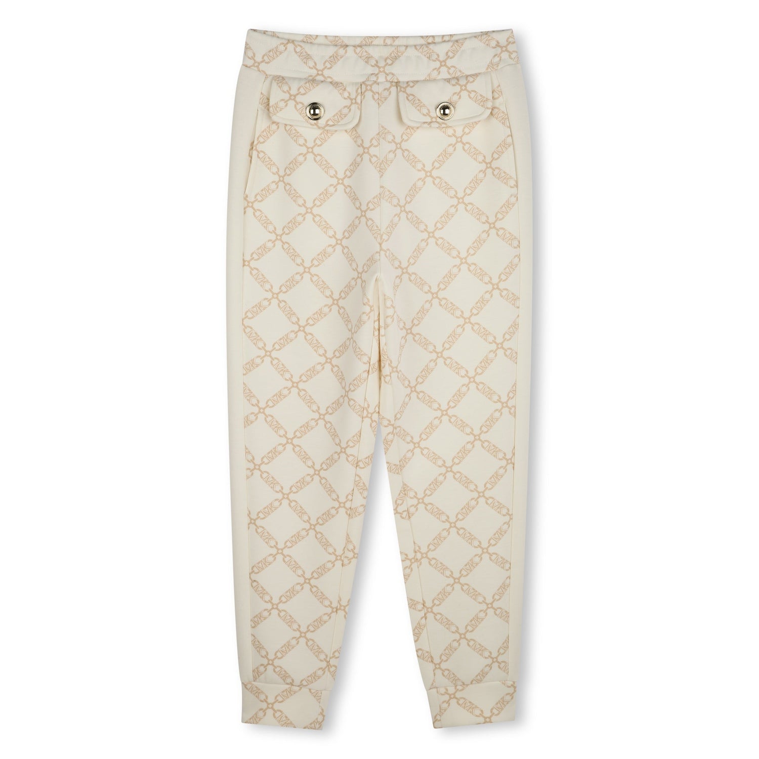 Chain-Print Trousers with Pocket Detail Michael Kors