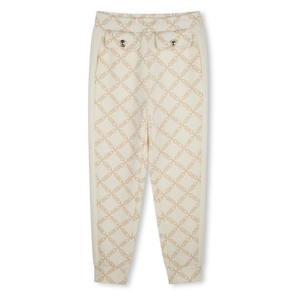 Chain-Print Trousers with Pocket Detail Michael Kors