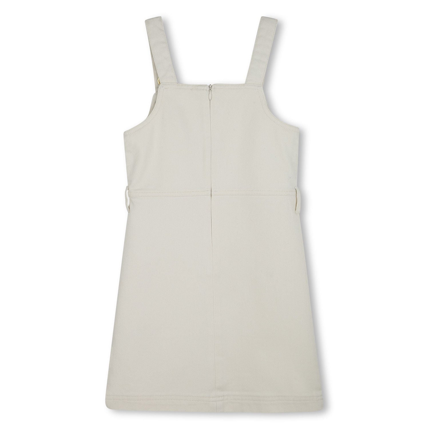Cream Cotton Dress with Pocket Detail Michael Kors