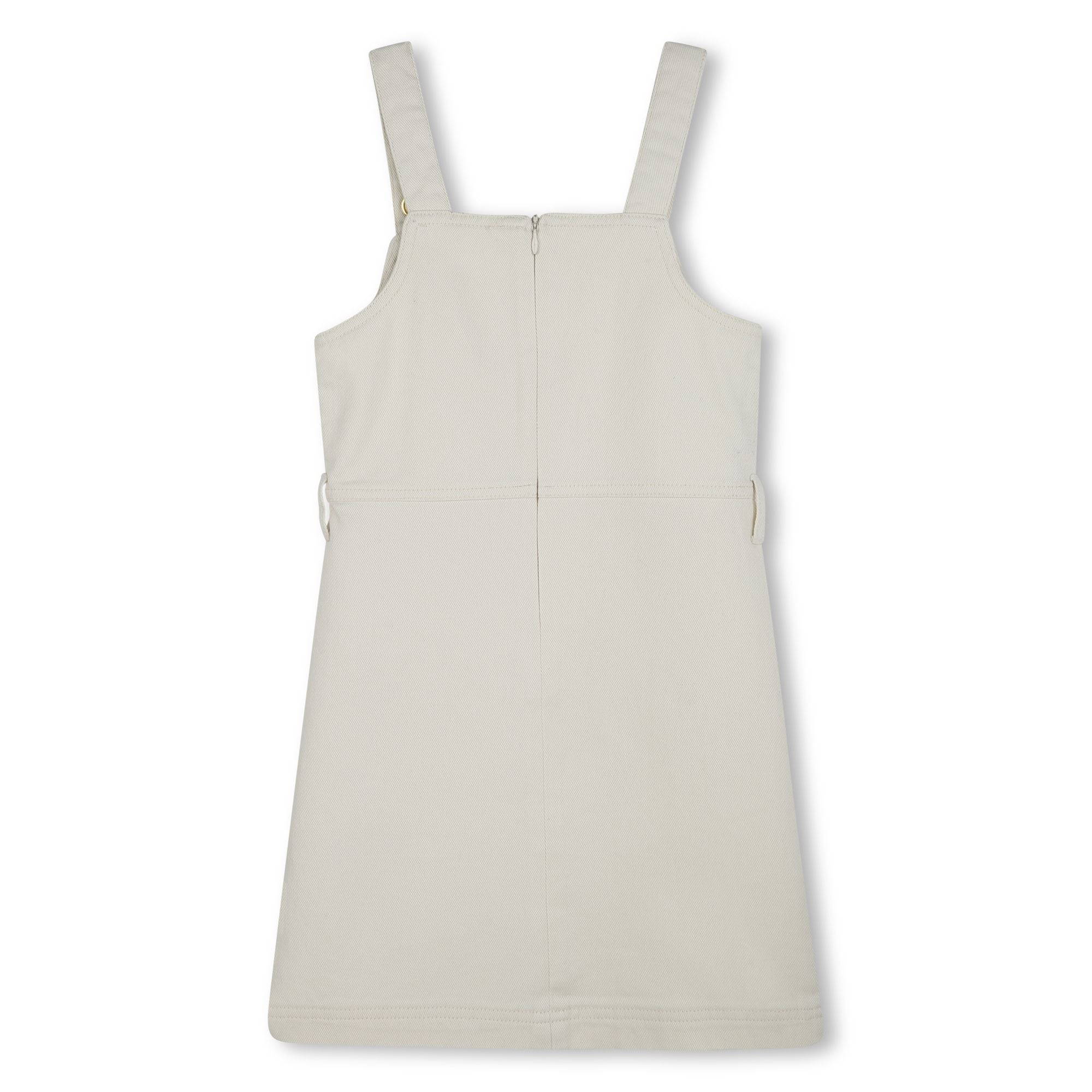 Cream Cotton Dress with Pocket Detail Michael Kors