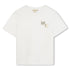Girls Organic Cotton Short Sleeve T-Shirt with MK Chest Detail Michael Kors