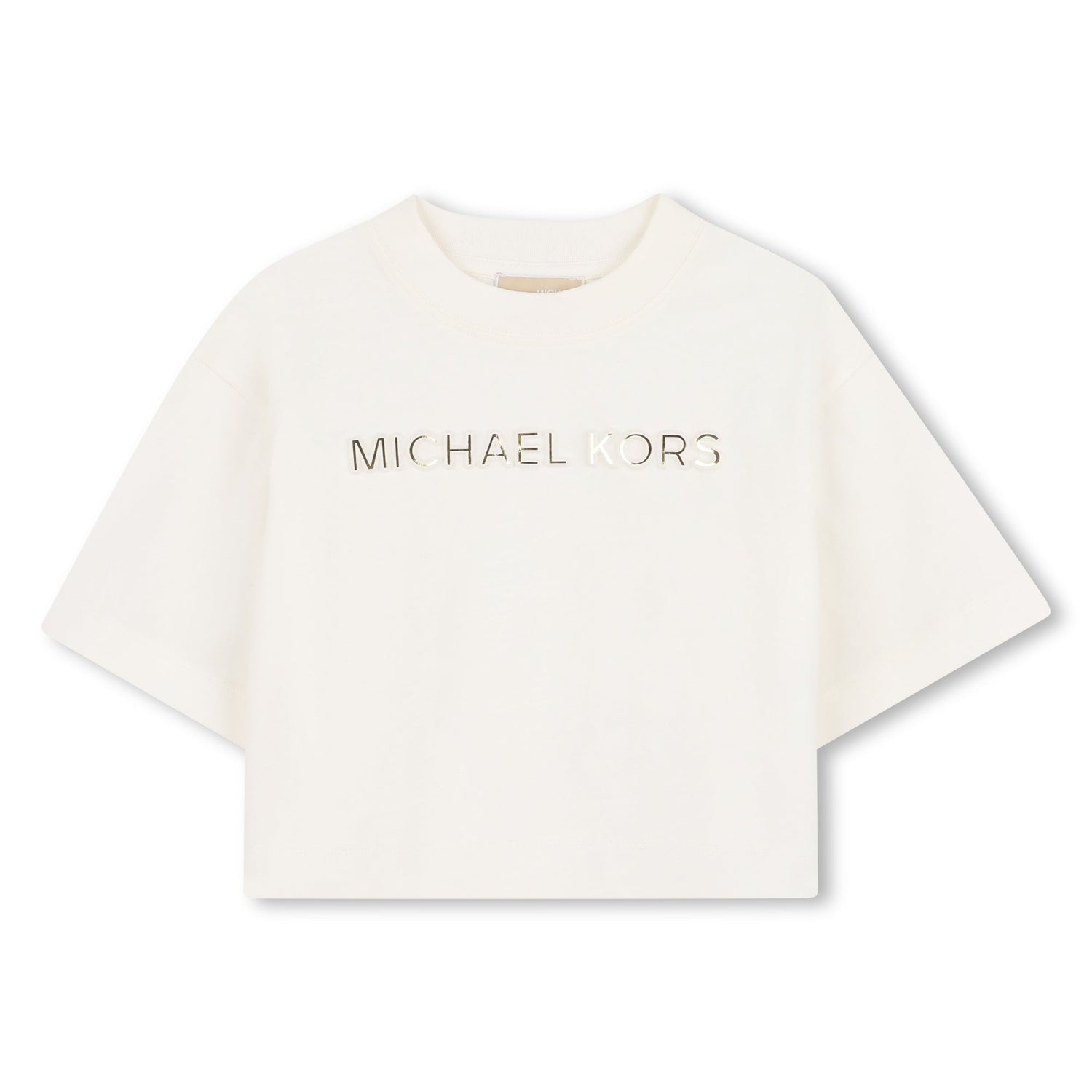 Short Sleeve Logo T-Shirt, White Michael Kors