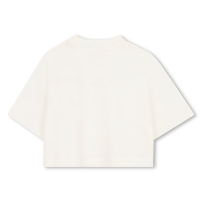 Short Sleeve Logo T-Shirt, White Michael Kors
