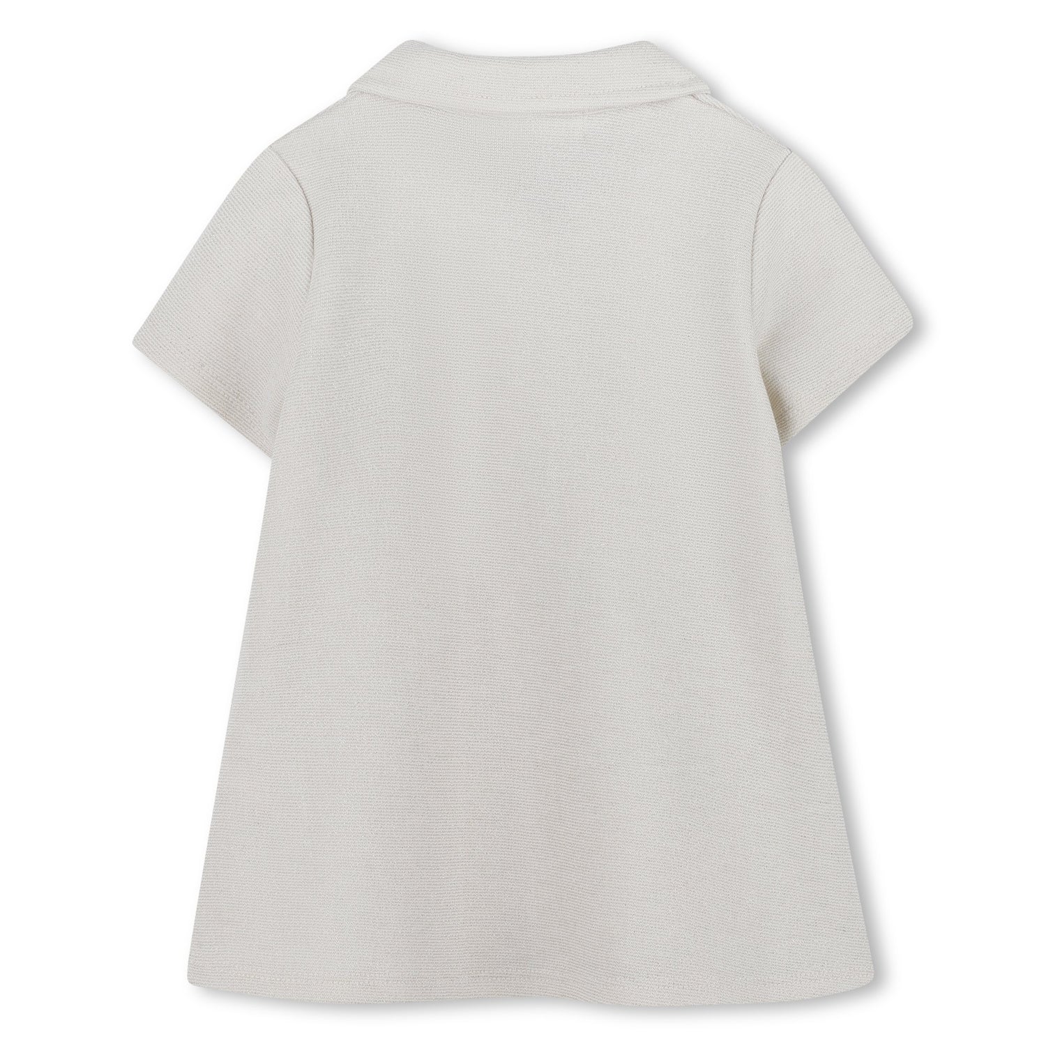 Girls Metallic Milano Dress in Off-White Michael Kors