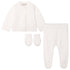 Knit Cardigan and Trousers Set With Mittens Michael Kors