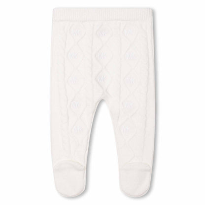 Knit Cardigan and Trousers Set With Mittens Michael Kors