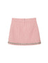 Audrey Skirt - Tweed Mini Skirt with Embellished Hem Tutu Du Monde