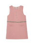 Audrey Dress - Sleeveless Tweed Dress with Embellished Waist Detail Tutu Du Monde