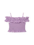 Mariposa Top - Smocked Cotton Top with Ruffle Neckline Tutu Du Monde