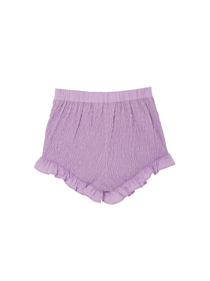 Mariposa Shorts - Smocked Cotton Shorts with Ruffle Trim Tutu Du Monde