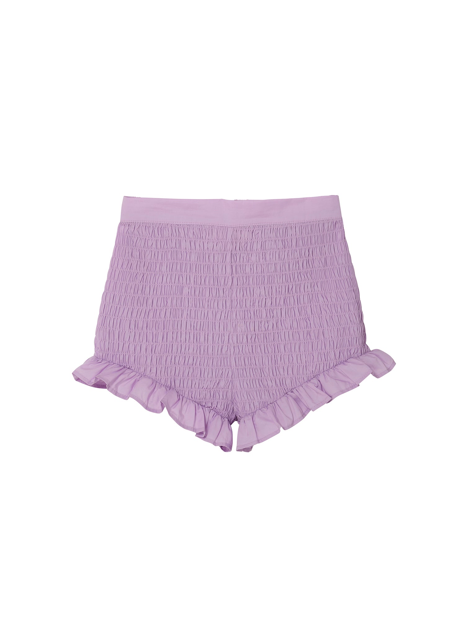 Mariposa Shorts - Smocked Cotton Shorts with Ruffle Trim Tutu Du Monde